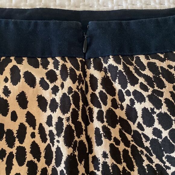 Outback Red Animal Print Pencil Skirt – Black/Tan, Size 8 - Picture 4 of 9